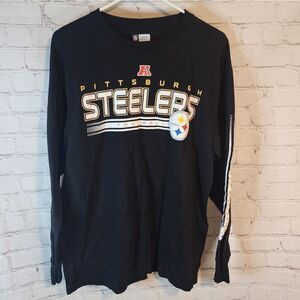 Men's NFL Pittsburgh Steelers longsleeve shirt, size Large